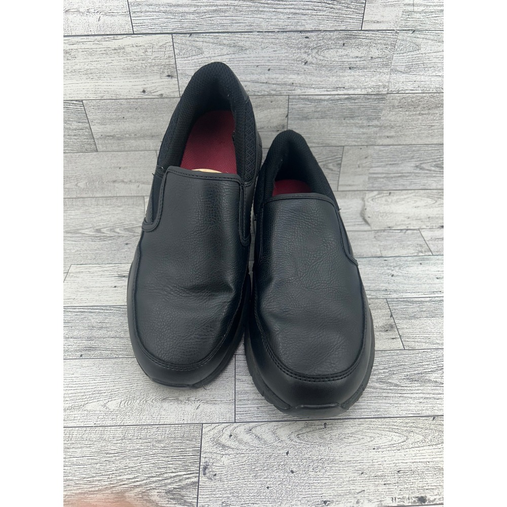 Skechers Work Slip Resistant Black Shoes Womens 7 Wide 77236W Professional